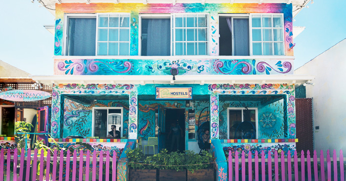 Colorful houses trend