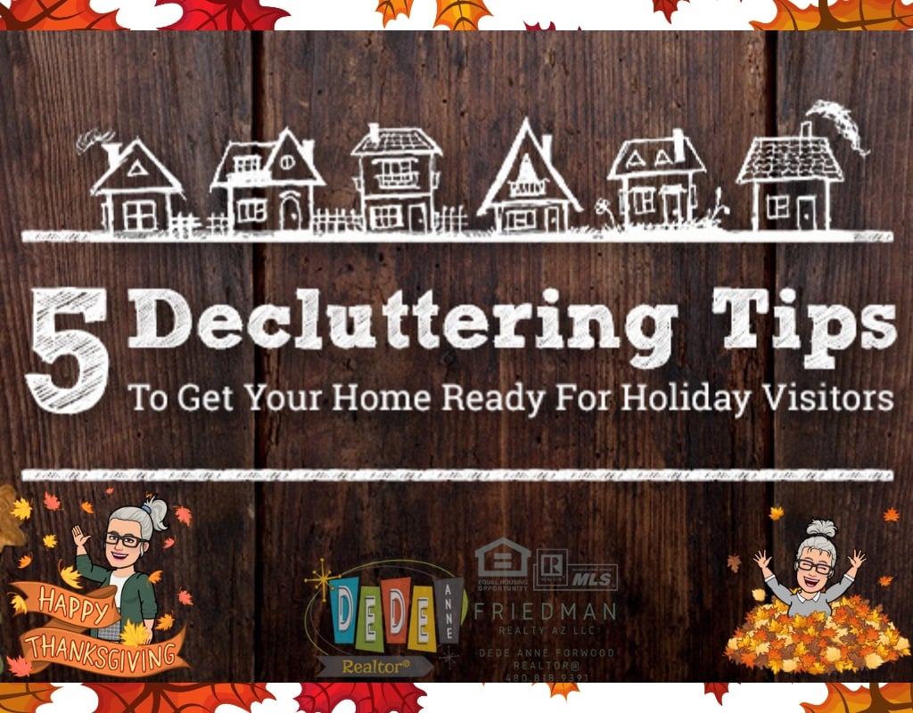 5 Decluttering Tips To Get Your Home Ready For Holiday Visitors