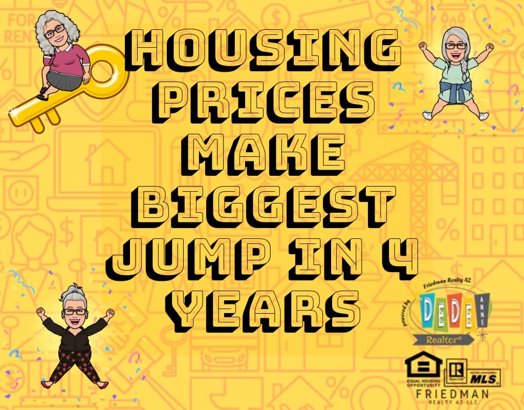 Housing prices make biggest jump in 4 years