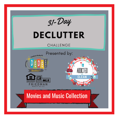 Music and Movie Collection – 31 Day Declutter Challenge