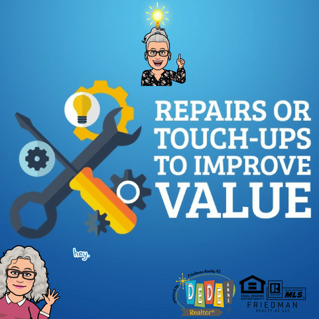 Repairs or Touch Ups to Improve Your Home’s Value before you sell in the Phoenix area