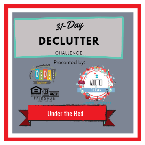31-Day Declutter Challenge – Under the Bed…